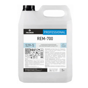 Усиленный низкопенный обезжиривающий концентрат 5л Rem-700 ph 12 (4шт/кор)