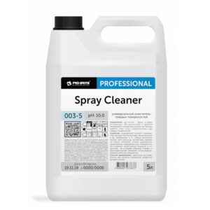 Средство для очистки твердых поверхностей SPRAY CLEANER 5л ph10 (4шт/кор)