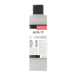 Средство для пола после строительства и ремонта ALFA-19 1л ph1,5 (10шт/кор)