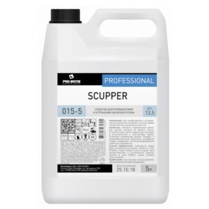 SCUPPER 5л cредство для прочистки труб ph12,5 (4шт/кор)