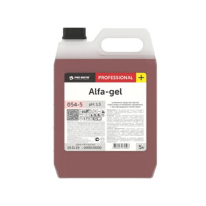 Усиленное средство против известковых отложений и ржавчины ALFA-GEL 5л ph1,5 (4 шт/кор)