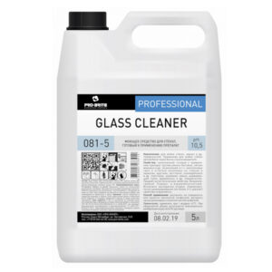 Средство для стекол GLASS CLEANER 5л ph10 (4шт/кор)