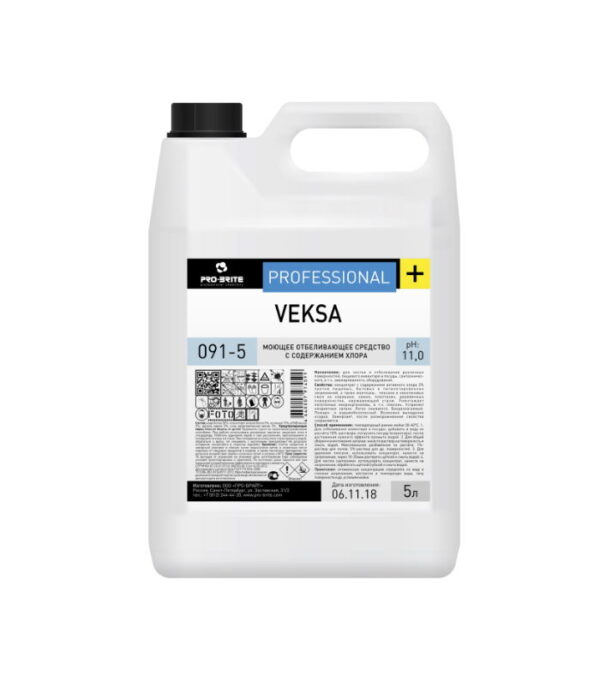 Средство для сантехники VEKSA 5л от плесени ph11 (4шт/кор)