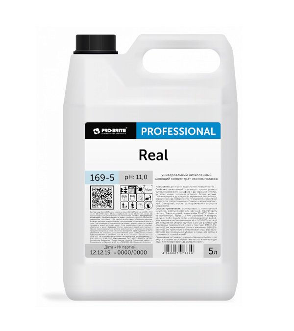 Средство для пола REAL 5л ph11 (4шт/кор)