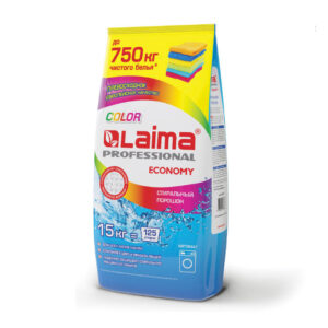 Стиральный порошок автомат 15 кг LAIMA PROFESSIONAL Color, для всех типов тканей