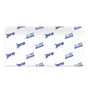 Полотенца бумажные 1сл Vслож 250л/пач PRO Protissue 35гр 21х22см целлюлоза PRO(20пач/кор)