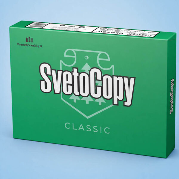 Бумага офисная А4, SVETOCOPY CLASSIC 500л , 80 г/м, белизна 146%  марка C