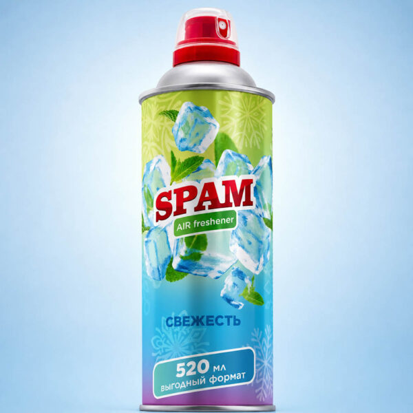 Освежитель воздуха 520мл СВЕЖЕСТЬ SPAM (28шт/упак)