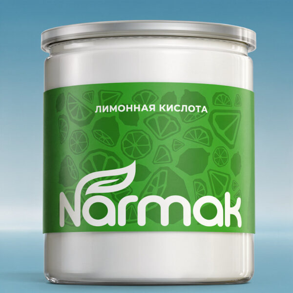 Лимонная кислота 1 кг, пластиковая банка, NARMAK