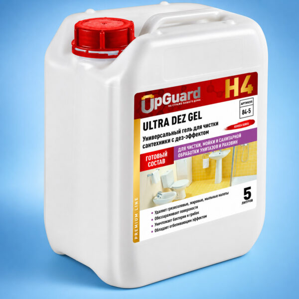 Ultra Dez Gel 5л для сантехники с дез.средством UpGruap H4 Trio Gel (4 шт/кор)