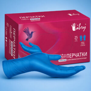 Перчатки Libry RED латексные ультрапрочные  XL  20гр ( 25пар/пач)(250пар/кор)