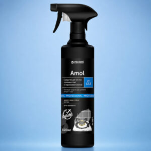 Средство для чистки плит AMOL 500мл сильное с курком ph12,5 (12шт/кор)