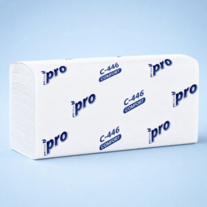 Полотенца бумажные 1сл Zслож 200л/пач PRO Protissue 24х20,8см целлюлоза (21пач/кор), пач